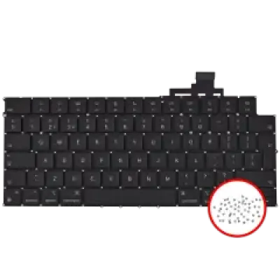 Клавіатура з підсвіткою та гвинтами для MacBook Air 15" (A3114 / Mid 2024) (UK English)