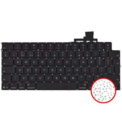 Клавіатура з підсвіткою та гвинтами для MacBook Air 13" (A3240 / Early 2025) (UK English)