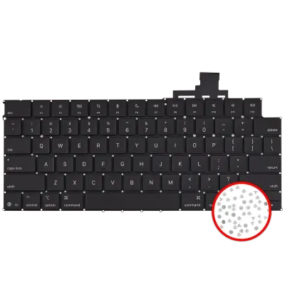 Keyboard W/ Backlight & Screws For MacBook Air 13" (A3240 / Early 2025) (US English)
