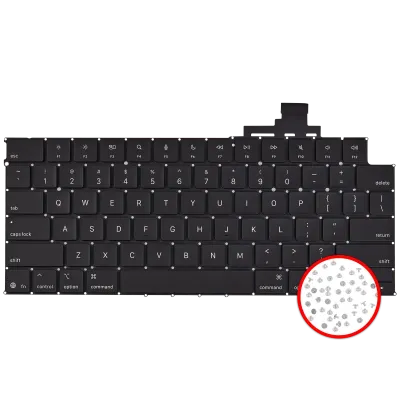Keyboard W/ Backlight & Screws For MacBook Air 15" (A3241 / Early 2025) (US English)