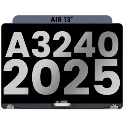 Дисплейний модуль LCD для MacBook Air 13" (A3240 /Early 2025) (з передвстановленим кабелем датчика кута кришки) (Used OEM Pull: Grade A) (Midnight)