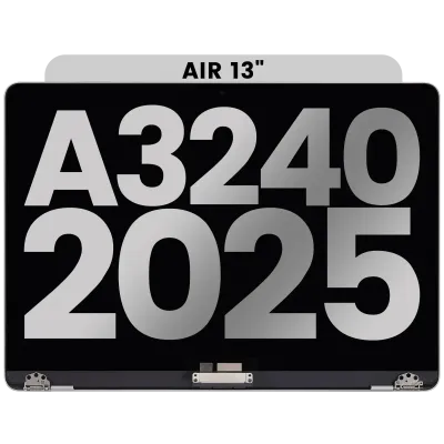 Дисплейний модуль LCD для MacBook Air 13" (A3240 /Early 2025) (з передвстановленим кабелем датчика кута кришки) (Used OEM Pull: Grade A) (Starlight)