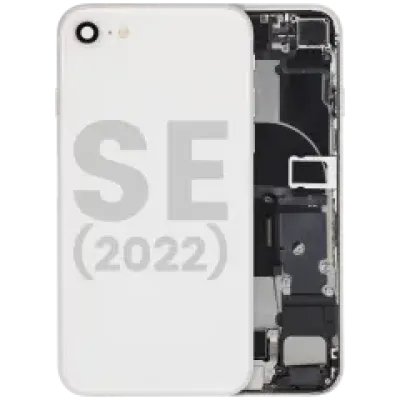 Корпус зі шлейфом зарядки й дрібними деталями для iPhone SE (2022) (Used OEM Pull: Grade C) (Starlight)