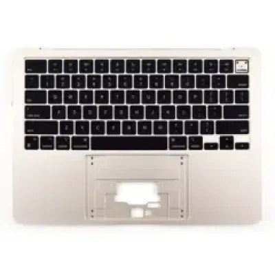 Топкейс з акумулятором і клавіатурою (ANSI US) для MacBook Air 13" A2681 (2022) (Genuine OEM) (Starlight)