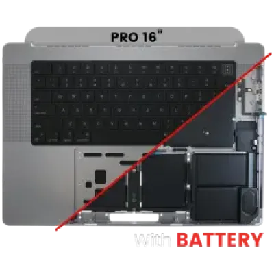 Топкейс з акумулятором і клавіатурою (ANSI US) для MacBook Pro 16" A2780 (2023) (Genuine OEM) (Space Gray)