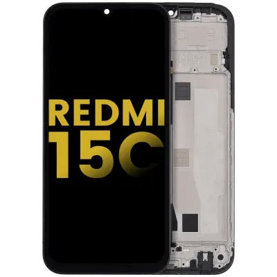 LCD Assembly With Frame For Xiaomi Redmi 15C 4G (EU Version) (Refurbished) (All Colors)
