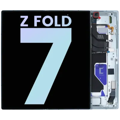Дисплейний модуль OLED з рамкою для Samsung Galaxy Z Fold 7 5G (US & International) (Service Pack) (Mint)