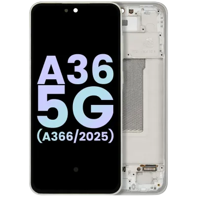 OLED Assembly With Frame For Samsung Galaxy A36 5G (A366 / 2025) (Service Pack) (Lime)