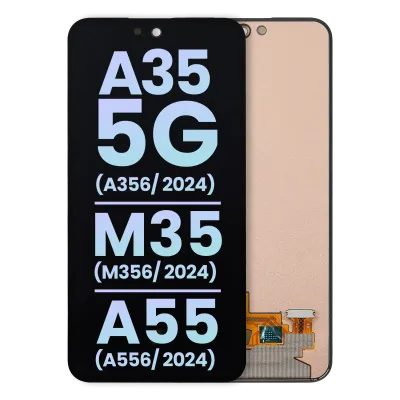Дисплейний модуль (OLED) без рамки для Samsung Galaxy A35 5G (A356 / 2024) / M35 (M356 / 2024) / A55 (A556 / 2024) (Service Pack) (всі кольори)