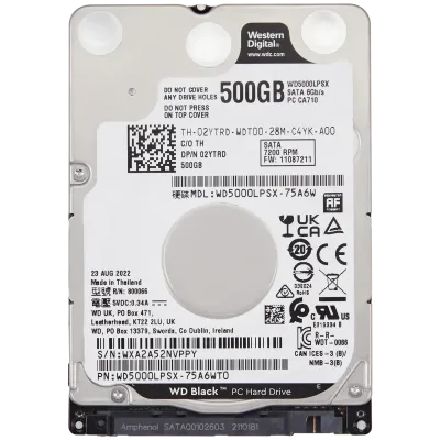 WD5000LPVX 2.5" внутрішній жорсткий диск (500GB) для ПК / Xbox One X / Xbox One S