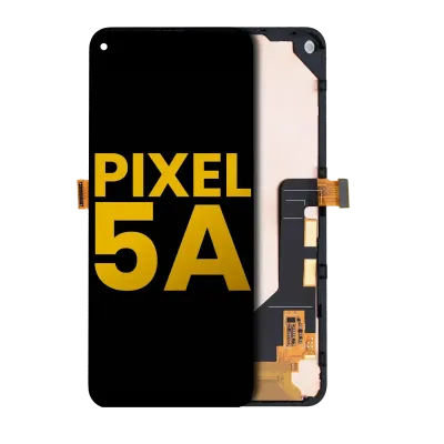 OLED Assembly With Frame For Google Pixel 5A 5G (Refurbished) (Black)