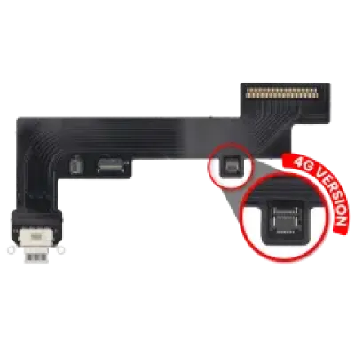 Шлейф зарядки для iPad Air 4 / iPad Air 5 (Cellular) (Aftermarket Plus) (білий)