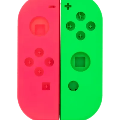Housing Shell For Nintendo Switch Joy Con Controller (Green / Pink)