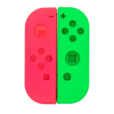 Корпус для контролера Nintendo Switch Joy Con (зелений / рожевий)