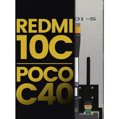 Дисплейний модуль для Xiaomi Redmi 10C / Redmi 10 power / Poco C40 (LCD) (Refurbished) (Усі кольори)