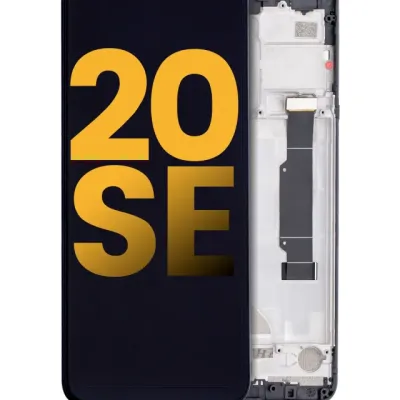 Дисплейний модуль (LCD) з рамкою для TCL 20 SE (Refurbished) (Nuit Black)