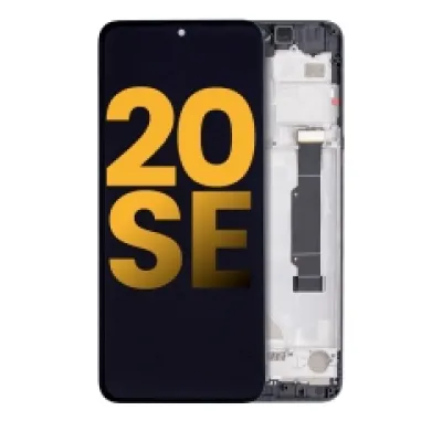Дисплейний модуль (LCD) з рамкою для TCL 20 SE (Refurbished) (Nuit Black)