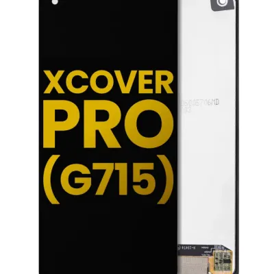 Дисплейний модуль (LCD) без рамки для Samsung Galaxy XCover Pro (G715) (Refurbished) (чорний)