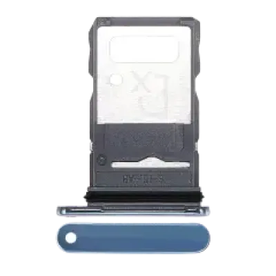 Лоток одиночної SIM для Motorola Edge 20 Pro (XT2153-1 / 2021) (Blue Vegan Leather)