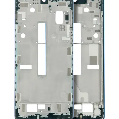 Середня рамка для Motorola Edge 20 Pro (XT2153-1 / 2021) (Blue Vegan Leather)