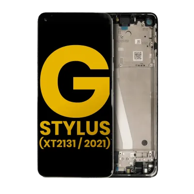 Дисплейний модуль (LCD) з рамкою для Motorola Moto G Stylus 5G (XT2131 / 2021) (Refurbished) (Cosmic Emerald)