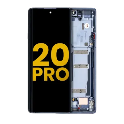 OLED Assembly With Frame For TCL 20 Pro 5G (Refurbished) (Moondust Gray)
