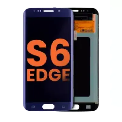 Дисплейний модуль OLED без рамки для Samsung Galaxy S6 Edge (Blemish: Grade B) (Black Sapphire)