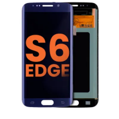 Дисплейний модуль OLED без рамки для Samsung Galaxy S6 Edge (Blemish: Grade D) (Black Sapphire)