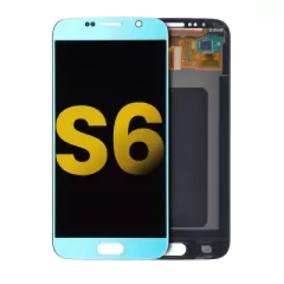 Дисплейний модуль OLED без рамки для Samsung Galaxy S6 (Refurbished) (Blue Topaz)