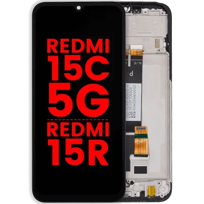 LCD Assembly With Frame For Xiaomi Redmi 15C 5G / Redmi 15R (Aftermarket Plus) (All Colors)