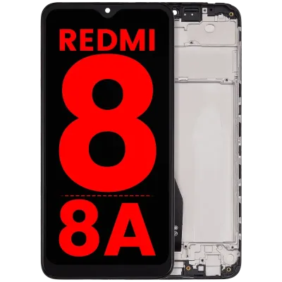 Дисплейний модуль з рамкою для Xiaomi Redmi 8 / 8A (LCD) (Aftermarket Plus) (Усі кольори)