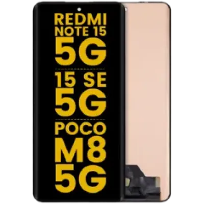 Дисплейний модуль для Xiaomi Redmi Note 15 5G / Redmi Note 15 SE 5G / POCO M8 5G (OLED) (Refurbished) (Усі кольори)