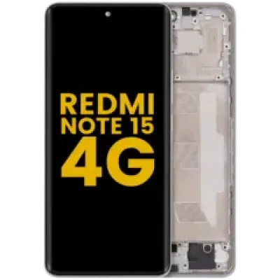 Дисплейний модуль з рамкою для Xiaomi Redmi Note 15 4G (OLED) (Refurbished) (Forest Green)