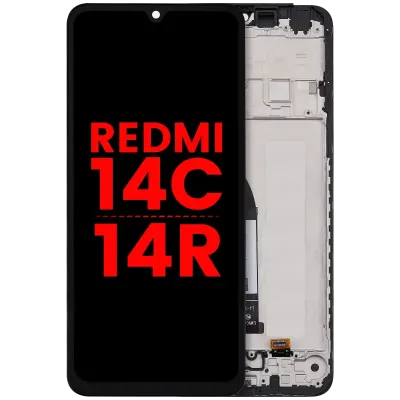 Дисплейний модуль з рамкою для Xiaomi Redmi 14C 5G / Redmi 14R (LCD) (Aftermarket Plus) (Усі кольори)