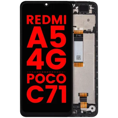 LCD Assembly With Frame For Xiaomi Redmi A5 4G / Xiaomi Poco C71 (Aftermarket Plus) (All Colors)