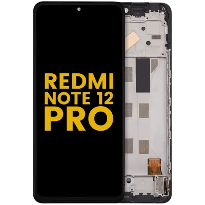 OLED Assembly With Frame For Xiaomi Redmi Note 12 Pro 4G (Refurbished) (All Colors)