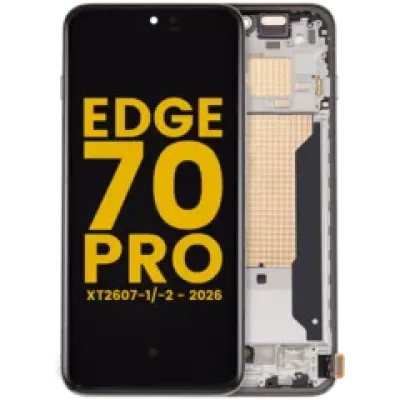 Дисплейний модуль (OLED) з рамкою для Motorola Edge 70 Pro (XT2607-1/-2 / 2026) (Refurbished) (Tea)