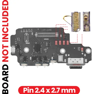 Контакти PCB плати для всіх моделей Samsung (Ширина: 2,4 мм / Довжина: 2,7 мм) (100 шт)