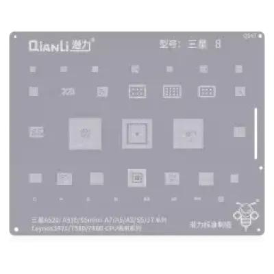 Трафарет Qianli Bumblebee (QS47) для Samsung A520 / A310 / S5mini / A7 / A5 / A3 / S5 / J7 (Exynos 3471 / 7580 / 7880) CPU Universal Series
