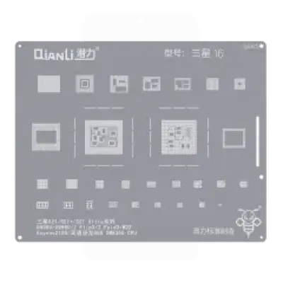Трафарет Qianli Bumblebee (QS165) для Samsung Galaxy S21 / S21 Plus / S21 Ultra Series G998U / G996U / Z Flip 3 / Z Fold 3 / W22 Exynos2100/Qualcomm Snapdragon888 SM8350 CPU