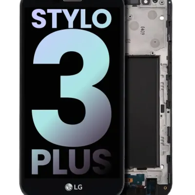 LCD Assembly With Frame For LG Stylo 3 Plus (TP450 / MP450 / M470) (Genuine OEM) (Black)