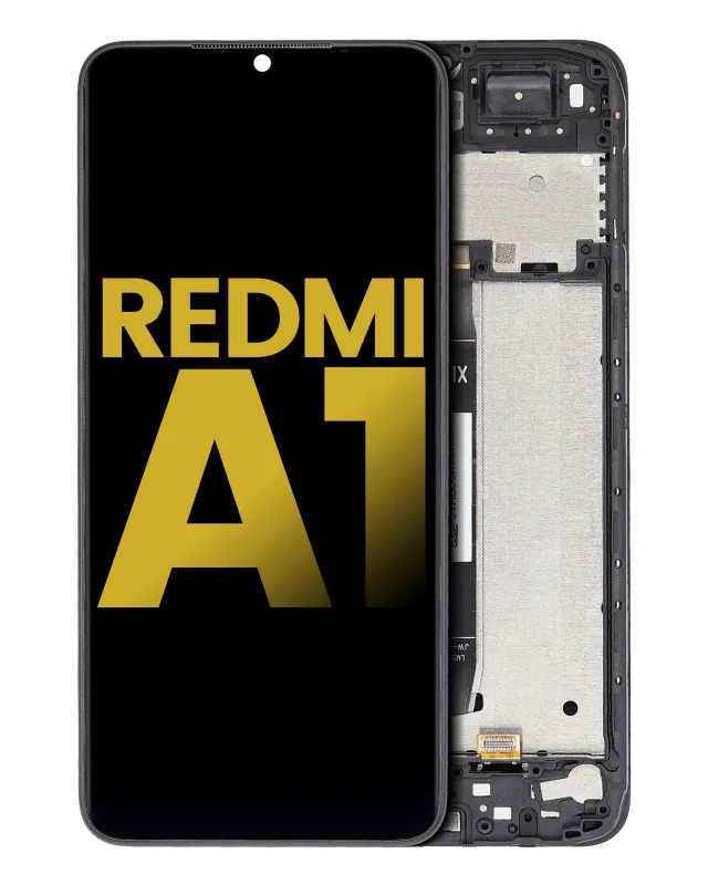 LCD Assembly With Frame For Xiaomi Redmi A1 / Xiaomi Redmi A1+ / Redmi A2 / Redmi A2+ / Poco C51 (Refurbished) (All Colors)