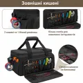 Сумка для зберігання інструментів (Чорна 37 см x 21,6 см x 20,6 см)