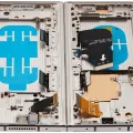 Inner OLED Assembly With Frame For Samsung Galaxy Z Fold 4 5G (US & International) (Refurbished) (Beige)