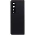 Back Cover Glass With Camera Lens For Samsung Galaxy Z Fold 4 (F936) (Phantom Black)