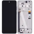 LCD Assembly With Frame For Motorola Moto G Stylus 5G (XT2215 / 2022) (Genuine OEM) (Seafoam Green)