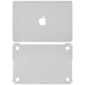 2-in-1 (Top, Bottom) Skin for MacBook Pro 13" A1502 (2015) / A1425 (2012-2013) (Silver)