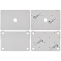 2-in-1 (Top, Bottom) Skin for MacBook Pro 13" A1502 (2015) / A1425 (2012-2013) (Silver)