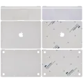 4-in-1 (Top, Bottom, Keyboard, Trackpad) Skin for MacBook Air 13" A1932 (2018-2019) / A2179 (2020) (Silver)