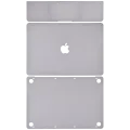 4-in-1 (Top, Bottom, Keyboard, Trackpad) Skin for MacBook 12" A1534 (2015-2017) (Space Gray)